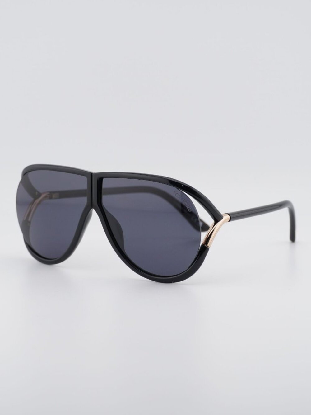 Tom Ford Axel FT1197 01A Sunglasses Black Square Frame, Grey Lenses